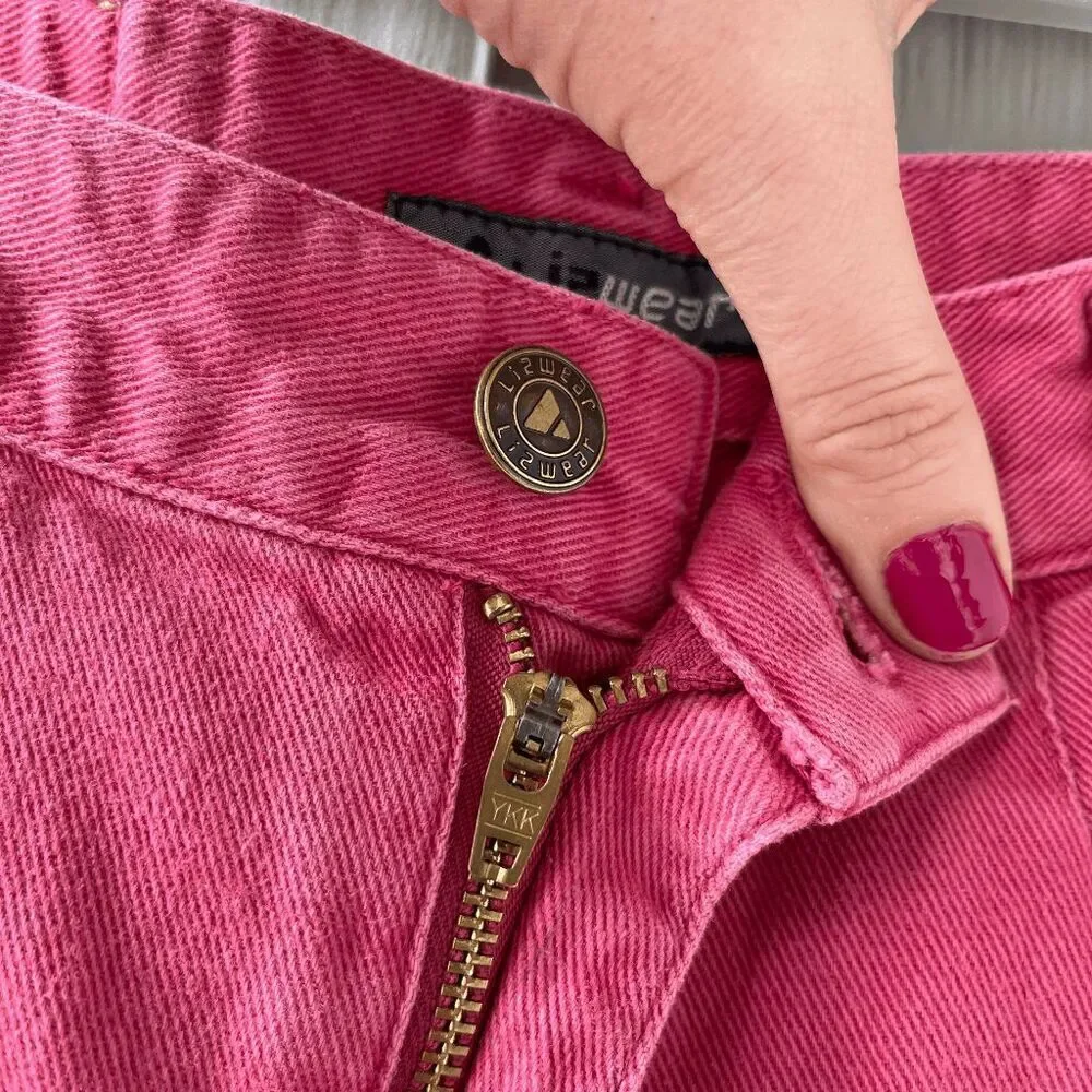 VTG 90s LizWear Mom Jeans High Rise Tapered Denim Sz 10